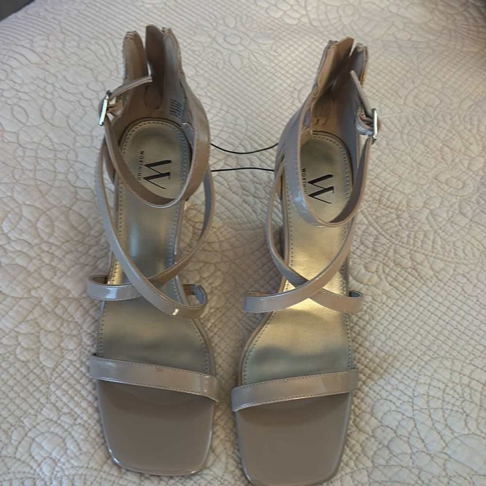 Worthingron wedge heel tan sandal